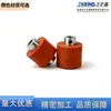 Rueda de silicona recubierta para estampado en caliente resistente a altas temperaturas, rueda de silicona con núcleo de aluminio industrial, rueda de goma para transferencia de calor hecha a medida