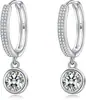 Nuevos Pendientes de Zirconia con Diamantes Completos Elegantes de Lujo Accesible de Alta Venta para Mujeres Moda Transfronteriza Europea y Americana Ins Pendientes y Pendientes de Gama Alta