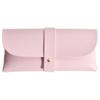 Bolsa para Gafas Simple Retro Literaria Estuche para Gafas de Cuero Suave Bolsa Portátil para Gafas de Sol Chica Bolsa para Cosméticos Anti-Presión