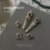 Acessórios de Nail Art no Estilo da Corte Imperial, Proteção de Unhas de Zhen Huan, Nail Art Buccellati, Unhas Vestíveis de Zircônia, Diamantes para Unhas