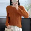 Suéter de punto hueco con cuentas para mujer, nueva colección otoño 2026, estilo holgado y relajado, suave y amigable con la piel, hecho con hilo fino tipo perla