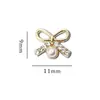 Tendência 2025 Novos Acessórios de Strass para Nail Art, Decorações de Unha com Strass de Liga Metálica Cintilante, Atacado do Fabricante