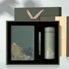 Caderno de Negócios A5 Conjunto com Caixa de Presente, Bloco de Notas Simples para Escritório, Caderno de Reunião, Presente com Opção de Impressão de Logotipo, Planejador