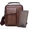 Bolso bandolera para hombre Urbano Simple Negocios Almacenamiento para teléfono móvil Casual Impermeable Bolsillo pequeño Bolso para hombre Bolso de hombro multifuncional