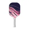 Fábrica transfronteiriça produz raquetes de pickleball feitas de painéis em favo de mel de fibra de vidro e fibra de carbono, suporta impressão dupla face com padrão e logotipo personalizados