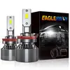 Faróis de LED de Tubo de Cobre de Alta Potência para Carros, Dissipação de Calor 9005H1H7H11 Luzes de Carro, Modificação de Farol, Transfronteiriço