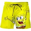 Pantalones de Playa de Anime Pantalones de Cinco Puntos Bañadores Europeos y Americanos Estampado 3D de Palmera Talla Grande Pantalones Cortos Casuales para Hombre Outlet de Fábrica