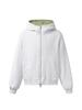 Sudadera con capucha y cremallera de retazos estilo retro americano casual suelta Nanxia, disfrazada como un nuevo estilo de otoño, para hombres y mujeres