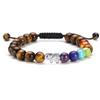 Contas de Pedra de 8mm Pulseira Tecida com Borla de Renda de Elefante da Sorte Pulseira de Hematita Venda Quente AliExpress