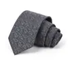 Gravata Masculina para Negócios, Banquete, Uso Casual, Gravata de Luxo, Estampa Jacquard de Seda Poliéster, Logo Bordado, Atacado Personalizado