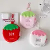 Monedero de Felpa Fresa Hisocute para Monedas Estudiante Portátil Bolsa para Auriculares Bolsa de Maquillaje Bolsa Pequeña para Compresas Colgante de Almacenamiento