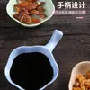Plato para Condimentos de Paja de Trigo con Asa, Plato Pequeño para Guarniciones, Salsa de Soja, Vinagre, Sal de Cocina, Plato para Condimentos, Plato para Aceite, Plato para Salsas para Untar, Plato para Snacks