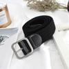 Cinto Feminino Estilo Coreano Fivela Quadrada Fivela Redonda Elástico de Borracha Moda Elástico Sem Furo Estudante Versátil Peça Única Dropshipping