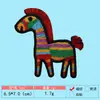Adesivos Bordados Desenho Animado Ano do Cavalo para Roupas, Calças, Bolsas, Chapéus, Adesivos Patch, Adesivos de Tecido Decorativos de Pônei, Adesivos de Tecido Bordados DIY