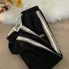 Calças de veludo cotelê pesadas, moda primavera e outono, marca de moda, calça de moletom solta casual, calça esportiva americana retrô com forro de lã