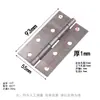 1 pulgada 2 pulgadas 2.5 pulgadas 3 pulgadas 4 pulgadas Bisagra de Hierro Engrosada Traje para Puerta de Madera Maleta Bisagra de Soldadura Bisagra Pegamento Bisagra Fija