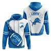 Sudadera con capucha Raiders Europeos y Americanos Estampado Digital 3D Moda Chaqueta Holgada Ropa Deportiva para Pareja Sudadera Casual para Hombre