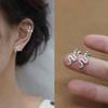 Pendientes de serpiente de nicho, elegantes y únicos, diseño de pendientes de alta gama, pendientes coreanos sencillos que combinan con todo para mujer.