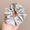 Goma de pelo de satén Dongdaemun coreana Goma de pelo de satén de tela francesa Accesorio para el cabello Alta elasticidad No daña el cabello