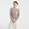 Suéter de Lana Sintética Estilo Old Money para Mujer Momaikke 2025 Invierno Nuevo Suéter de Lana Pura Tejido de Cable 10066