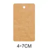 Etiqueta de Papel Kraft Spot diy etiqueta artesanal em branco preço padrão roupas chapéu listagem Amazon cartão de desejos