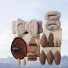 Novo Conjunto de Esponjas de Maquiagem 40 Peças Grande Combinação Pincel de Maquiagem Conjunto Portátil de Pincel de Sombra Ferramenta de Beleza Pincel