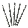 Juego de Brocas Helicoidales para Taladro Eléctrico, Juego de Brocas Blancas para Perforar Agujeros en Plástico, Perfil Angular, Metal Blando, Broca Helicoidal para Carpintería