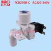 Adecuado para Midea Royalstar Lavadora Totalmente Automática Válvula de Entrada de Agua Codo Válvula Solenoide Fcd270B-C Ac220V