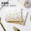 Novo Estampagem a Quente Bolinhas Combinação Branca Decoração de Aniversário Infantil Festa Talheres Descartáveis Novo Estilo Chinês Copo de Papel Redondo