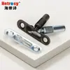 Laminado Invisible Dos en Uno Conector Elástico Accesorios para Muebles de Gabinete y Armario Hebilla Deslizante Oculta Conector Metálico