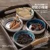 Platos creativos para salsas de cerámica pintados a mano para uso doméstico y de restaurante, platitos, para salsa de soja estilo japonés, salsas para mojar, salsa para hot pot, vinagre