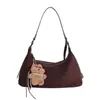 Bolso Bandolera Retro Casual de Gama Alta Tipo Bollo para Mujer 2025 Invierno Nuevo de Moda Empalmado Exquisito Bolso de Hombro Único Cruzado