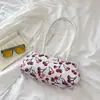 Bolsos para Mujer 2026 Verano Nuevo Estilo Bolsa de Compras Hombro Único Gran Capacidad Estampado de Cerezas Moda Bolso Tote Simple Bolso de Mano