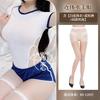 Amor Lingerie Sexy Uniforme de Marinheiro Siaman Uniforme Puro de Garota Escolar Tentação Aberto Puro Desejo Roupa de Banho Pijama Sexy Feminino