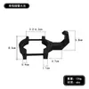 Gancho de coche eléctrico Batería de patineta Gancho de bicicleta Pedal Candado para casco de motocicleta