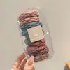 Cuerda Duradera para Trenzar el Cabello, Accesorio para el Cabello de Goma, Goma Elástica de Alta Gama Morandi, Cuerda Negra para el Cabello que No Aprieta, Cuerda de Cabello Colorida