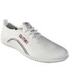 Nuevos Zapatos Casuales para Hombre Transfronterizos, Transpirables, Cómodos y Versátiles Zapatos de Cuero, Zapatos Blancos de Suela Blanda Estilo Coreano, Zapatos Tipo Beanie Slip-On