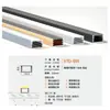 Fornecimento de fábrica kit de luz de barra rígida kit de caixa com ranhura de alumínio para barra rígida LED kit de caixa de trilho multi-especificação