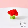 Accesorios de Resina de Flores Hermosas y Curación Simulada, Decoración de Bolsita Ciega DIY de Cesta de Flores, Adornos de Escritorio de Paisajismo de Jardinería
