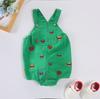 Calça Infantil Marca Tendência Roupa Infantil Calça Jardineira com Cauda de Dinossauro Meninos e Meninas Calça Tian Ji Calça Inteira Bordada Completa com Abertura no Gancho