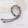 Pulsera tejida a mano con cuerda DIY, cordón para bolso, colgante unisex antipérdida para teléfono móvil, llavero