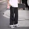 Pantalones Cargo Estilo Americano Funcional para Hombre Verano Delgados de Marca de Moda Secado Rápido Casual Holgados Rectos con Cordón Overoles