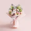 Ramos de Flores Tejidas Transfronterizos, Frutas de Hilo, Flores Artificiales, Regalos de San Valentín, Flores Eternas, Souvenirs para el Hogar del Día de San Valentín Chino