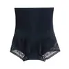 Pantaletas de Encaje de Cintura Alta con Control de Abdomen para Mujer, Fuerte Reducción de Abdomen, Moldeador de Cintura sin Costuras, Levantamiento de Glúteos, Moldeado Corporal, Boxer Briefs, Estilo Nuevo