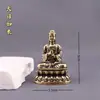 Figuras de Escritorio de los Ocho Bodhisattvas Guardianes: Samantabhadra, Vairocana, Manjushri, Ksitigarbha, Avalokiteshvara y Amoghasiddhi