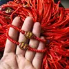 No ser nadie. 1 Cuerda Roja Envía Pulsera a Estudiantes para Examen de Ingreso a Preparatoria Cuerda de Mano para Aterrizaje Regalo de Examen Cuerda de Mano Nudo de Diamante