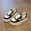 Zapatos Blancos de Suela Gruesa para Mujer, Zapatos de Mujer Más Vendidos 2026, Zapatos Super Populares que Aumentan la Altura, Tenis Casuales Versátiles de Piel Suave para Primavera y Otoño