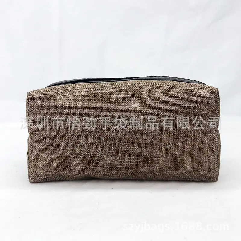 帆布枕头包长方形帆布化妆包