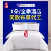 Juego de Cama de Cuatro Piezas de Hotel Cinco Estrellas al por Mayor Algodón Puro de 60 Hilos Lino de Hotel Blanco Satén Hotel B&B