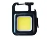 Luz Portátil Multifuncional para Exterior Abridor de Garrafa Chaveiro Mini Lanterna Ferramenta de Inspeção de Emergência Luz Dobrável Magnética